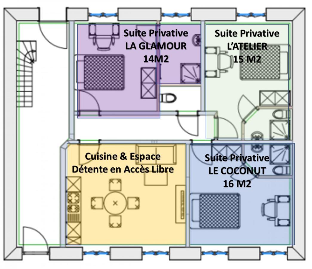 Le Convivial, Appartement Centre Ville Mulhouse Rum bild
